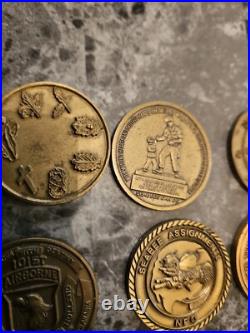 Military CHALLENGE COINS Lot U. S. NAVY 74b Construction Battalion Naval Seabees