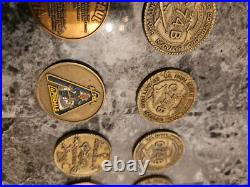 Military CHALLENGE COINS Lot U. S. NAVY 74b Construction Battalion Naval Seabees