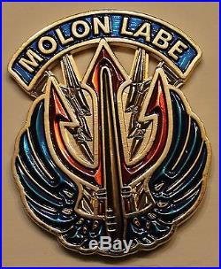 Molon Labe Special Operations Commmand SEALs CPO Chief's Navy Challenge Coin