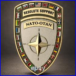 NATO Resolute Support Afghanistan Joint Forces Shield Challenge Coin