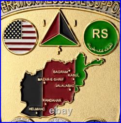 NATO Resolute Support Afghanistan Joint Forces Shield Challenge Coin