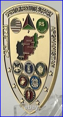 NATO Resolute Support Afghanistan Joint Forces Shield Challenge Coin