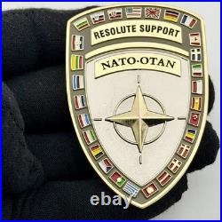 NATO Resolute Support Afghanistan Joint Forces Shield Challenge Coin