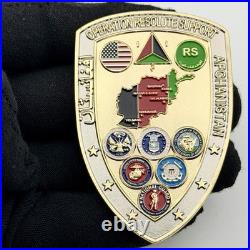 NATO Resolute Support Afghanistan Joint Forces Shield Challenge Coin