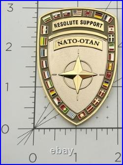 NATO Resolute Support Afghanistan Joint Forces Shield Challenge Coin