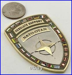 NATO Resolute Support Afghanistan Joint Forces Shield Challenge Coin