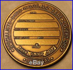 NAVSPECWARGRU Seal Teams Grenada 1985 Navy Challenge Coin / SEAL UDTs BUDs SERE