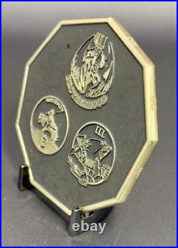 NAVY SEAL Team 3 Brotherhood Coin with Edge Initials NSW ST3 Team-Issued Rare