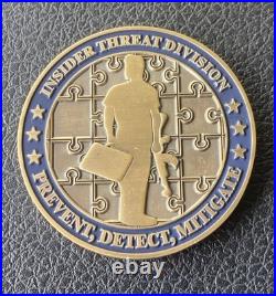 NCIS Navy Insider Threat Special Agent Naval Criminal CIA Spy NSA Challenge Coin