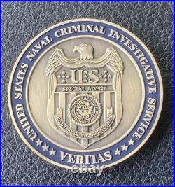 NCIS Navy Insider Threat Special Agent Naval Criminal CIA Spy NSA Challenge Coin