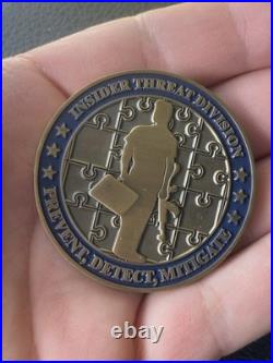 NCIS Navy Insider Threat Special Agent Naval Criminal CIA Spy NSA Challenge Coin