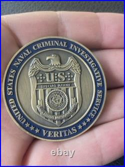 NCIS Navy Insider Threat Special Agent Naval Criminal CIA Spy NSA Challenge Coin