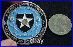 NEVER SEEN The Old Guard OEF 3rd Infantry Regiment Navy SEAL 3d Challenge Coin