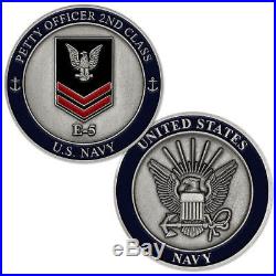 NEW U. S. Navy Petty Officer 2nd Class E-5 Challenge Coin