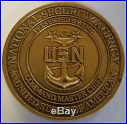 NSA National Security Agency USN Present COMMAND MASTER CHIEF CSS INSCOM SIGINT