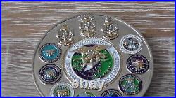 NSWC Naval Special Warfare Command SEALS USN In Chiefs We Trust Challenge Coin