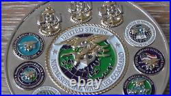 NSWC Naval Special Warfare Command SEALS USN In Chiefs We Trust Challenge Coin