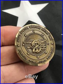 NSWG Naval Special Warfare Group 2 Remember Who You Are Navy Seal Challenge Coin