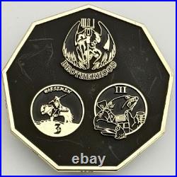 NSW SEAL Team 3 Challenge Coin 2.75 Horsemen Brotherhood ST3 Trident RARE NSWG