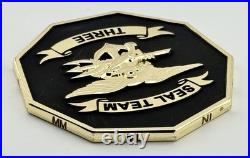 NSW SEAL Team 3 Challenge Coin 2.75 Horsemen Brotherhood ST3 Trident RARE NSWG