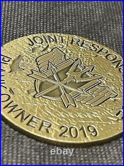 NSW USN Navy Seal Team 5 Joint Response Force 2019 Plank Owner Challenge Coin