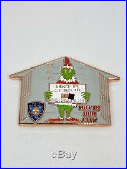 NYPD Challenge Coin Maple GRINCH non navy cpo chief Jack espo msg ONLY 12 MADE