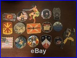 NYPD Navy CPO Mess Military Police Challenge Coins Lot