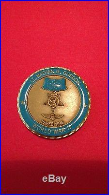 Nathan G. Gordon, U. S. Navy Wwii, Congressional Medal Of Honor, Challenge Coin