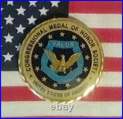 Nathan G. Gordon, U. S. Navy Wwii, Medal Of Honor, Challenge Coin Blue #5400