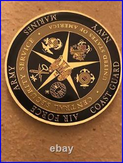 National Security Agency USMC USAF Army USN CSS NSA Director's Challenge Coin