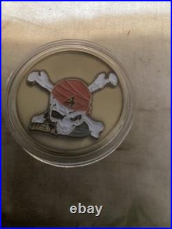 Naval Costal Warfare Squadron PLANK OWNER SEAL Team 4 Navy Challenge Coin Number
