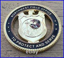 Naval Criminal Investigative Service Challenge Coin Northwest Field Office NCIS