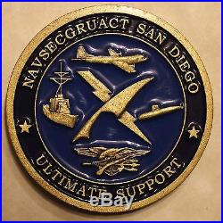 Naval Security Group Activity San Diego Chief's Navy Challenge Coin / SEAL / NSA