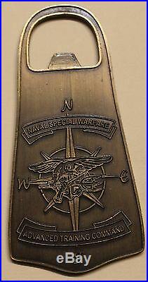 Naval Special Warfare Advance Training Command SEAL Flipper Navy Challenge Coin