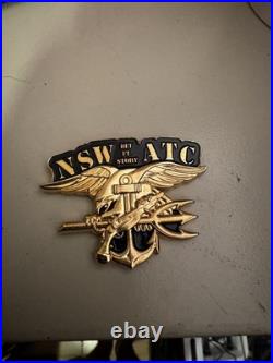 Naval Special Warfare Advance Trg Cmd DET Ft. Story Navy SEALs Challenge Coin