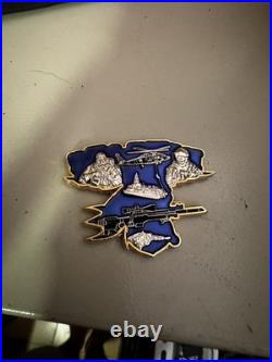 Naval Special Warfare Advance Trg Cmd DET Ft. Story Navy SEALs Challenge Coin