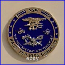 Naval Special Warfare Basic Training Command Navy Challenge Coin / SEAL / SWCC