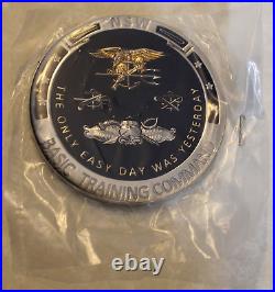 Naval Special Warfare Basic Training Command Navy Challenge Coin / SEAL / SWCC