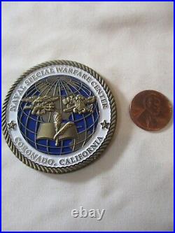 Naval Special Warfare Center Coronado Commodore Challenge Coin / Navy SEAL SWCC