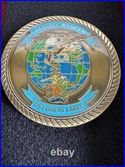 Naval Special Warfare Center DET Great Lakes SEALS SWCC EOD Navy Challenge Coin