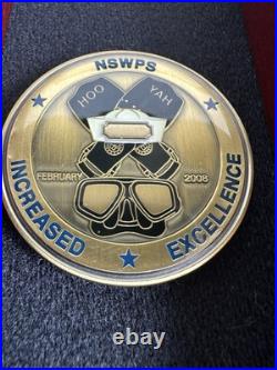 Naval Special Warfare Center DET Great Lakes SEALS SWCC EOD Navy Challenge Coin