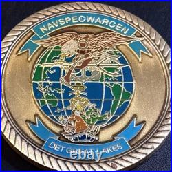 Naval Special Warfare Center DET Great Lakes SEALS SWCC EOD Navy Challenge Coin