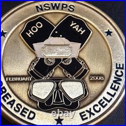 Naval Special Warfare Center DET Great Lakes SEALS SWCC EOD Navy Challenge Coin