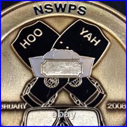 Naval Special Warfare Center DET Great Lakes SEALS SWCC EOD Navy Challenge Coin