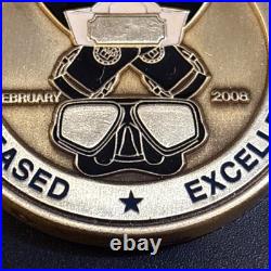 Naval Special Warfare Center DET Great Lakes SEALS SWCC EOD Navy Challenge Coin