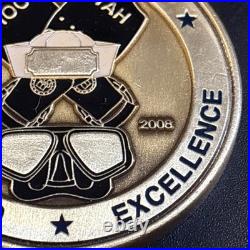 Naval Special Warfare Center DET Great Lakes SEALS SWCC EOD Navy Challenge Coin