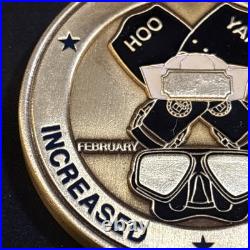 Naval Special Warfare Center DET Great Lakes SEALS SWCC EOD Navy Challenge Coin