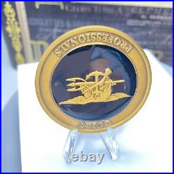 Naval Special Warfare Center Navy Challenge Coin / QUIET PROFESSIONALS & Forces
