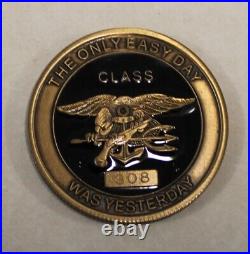 Naval Special Warfare Center SEAL BUDS Class #308 Navy Challenge Coin / Forces Naval Special Warfare Center SEAL BUDS Class #308 Navy Challenge Coin / Forces