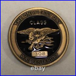 Naval Special Warfare Center SEAL BUDS Class #308 Navy Challenge Coin / Forces